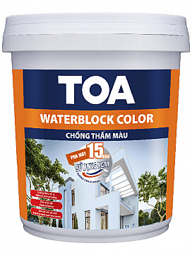 TOA WATERBLOCK COLOR – CHỐNG THẤM MÀU 1