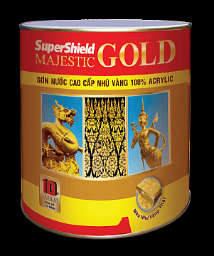 Sơn Nước Cao Cấp Nhũ Vàng Supershield Majestic Gold 1