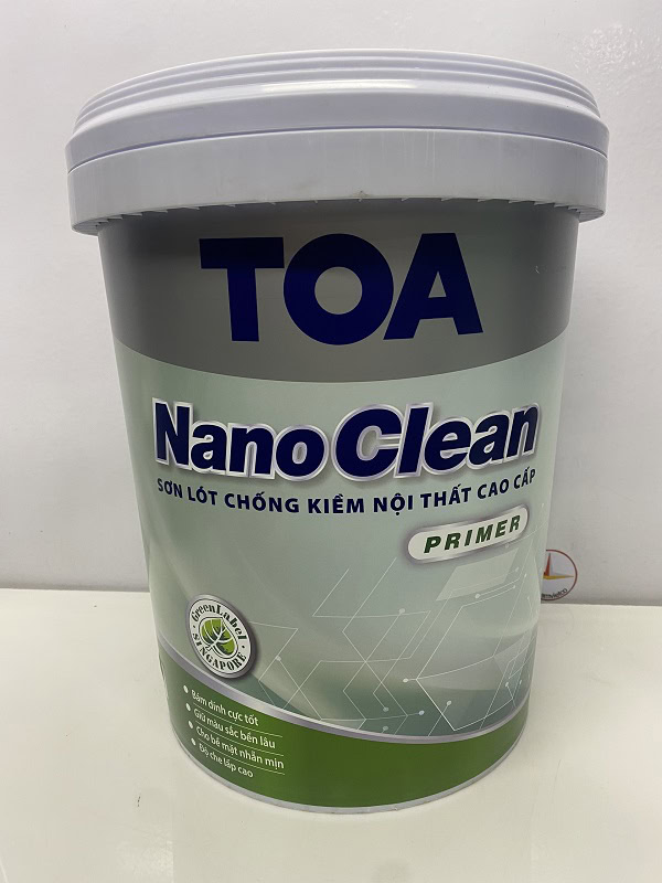 Sơn lót chống kiềm nội thất cao cấp TOA NanoClean Primer 5 Sơn lót chống kiềm nội thất cao cấp TOA NanoClean Primer