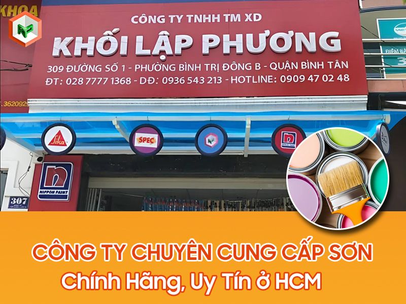 Đại lý phân phối sơn chính hãng tại HCM