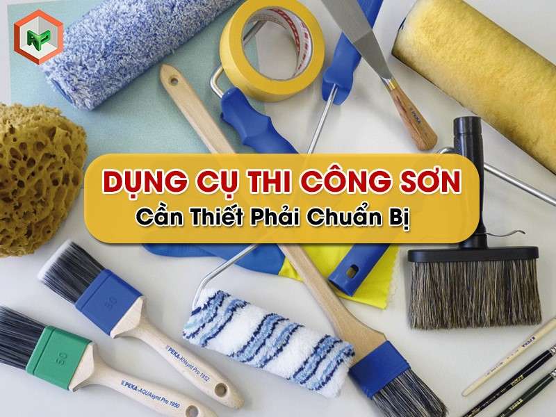 Dụng cụ thi công sơn 