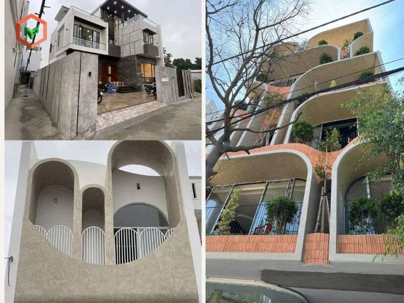 Ứng dụng sơn hiệu ứng bê tông trong không gian ngoại thất
