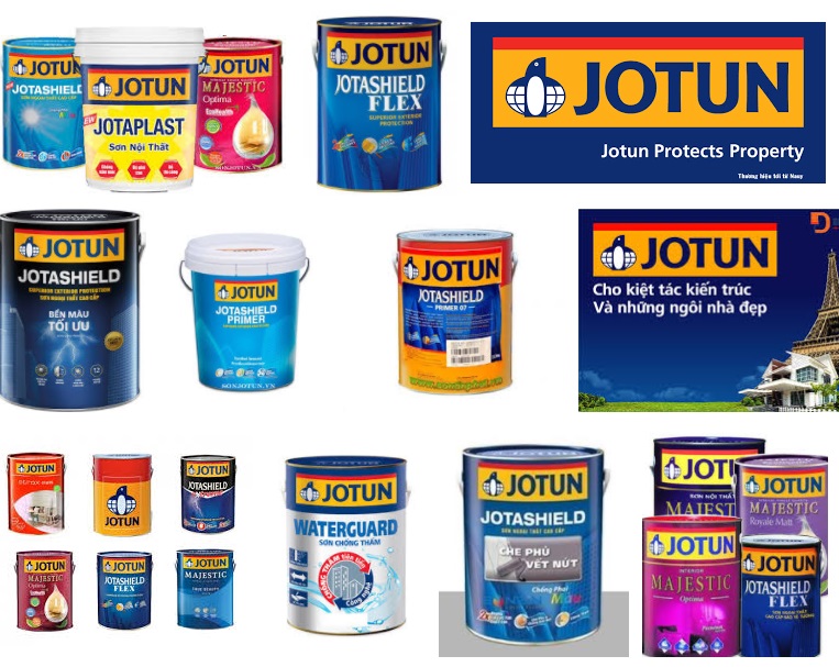 Các loại sơn Jotun phổ biến được tin dùng