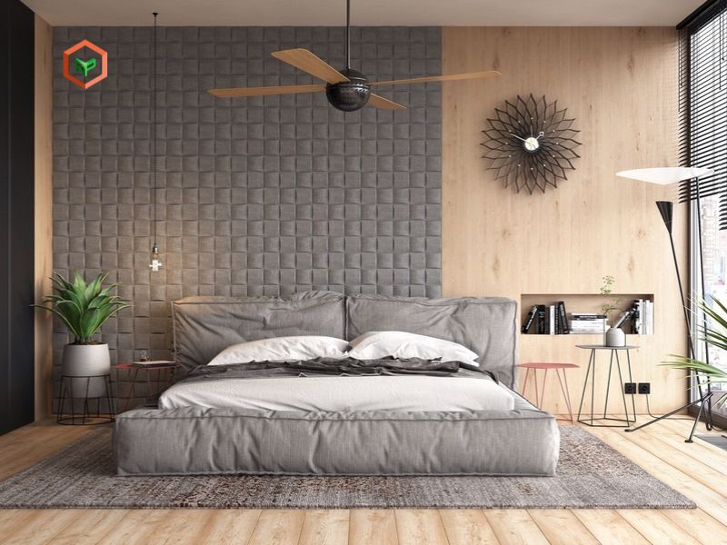 Bố trí chậu cây nhỏ trong phòng ngủ