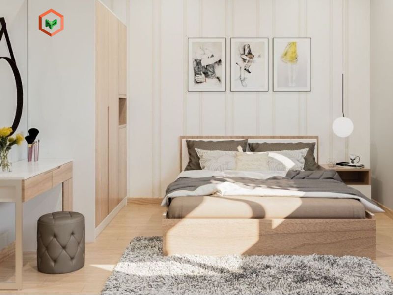 Hạn chế để trống tường phòng ngủ