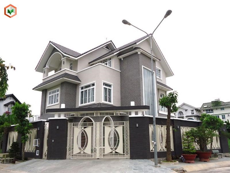 Mặt tiền hi đậm phối gkem – Tinh tế, cổ điển nhẹ nhàng