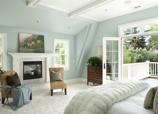 Phòng ngủ màu xanh pastel Bencoolen NP BGG 2665P