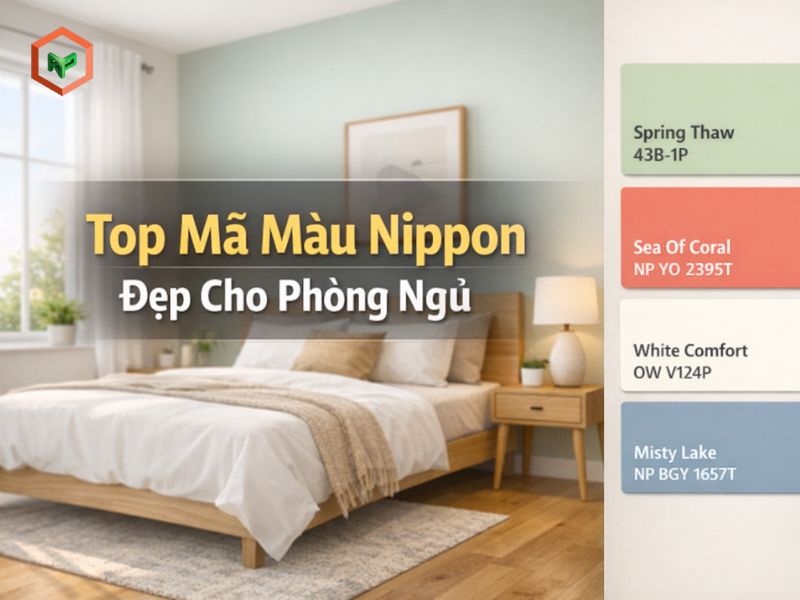 Top 9+ Các Mã Màu Sơn Nippon Đẹp Cho Phòng Ngủ
