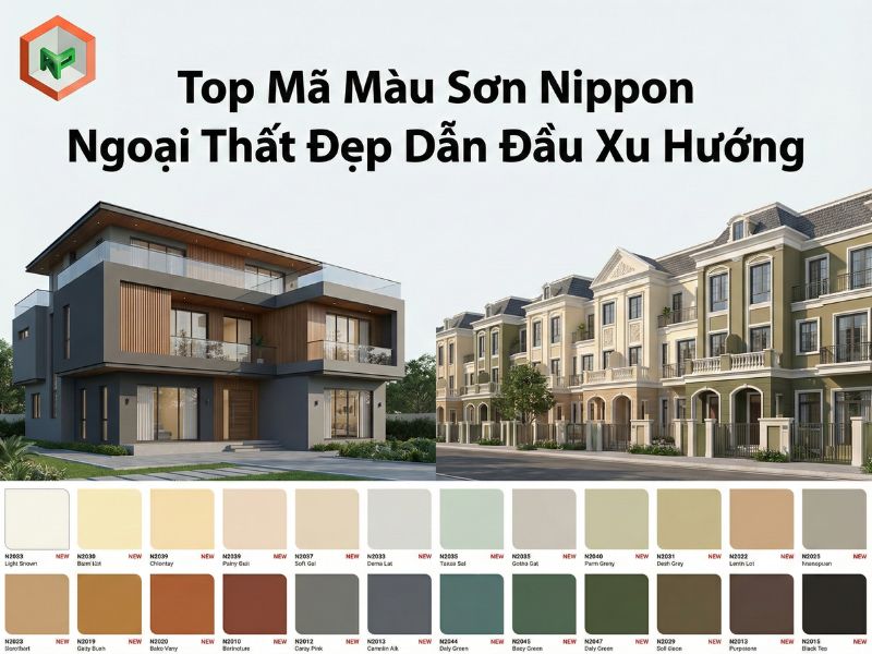 Top 10+ Mã Màu Sơn Nippon Ngoại Thất Đẹp, Xu Hướng