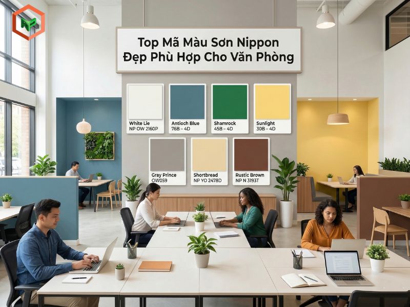 Top 7 Mã Màu Sơn Nippon Đẹp, Sáng Tạo Cho Văn Phòng