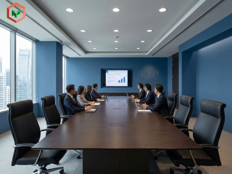 Văn phòng phối sơn Nippon mã Antioch Blue 76B – 4D