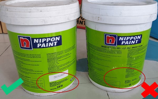 Cách nhận biết sơn Nippon chính hãng