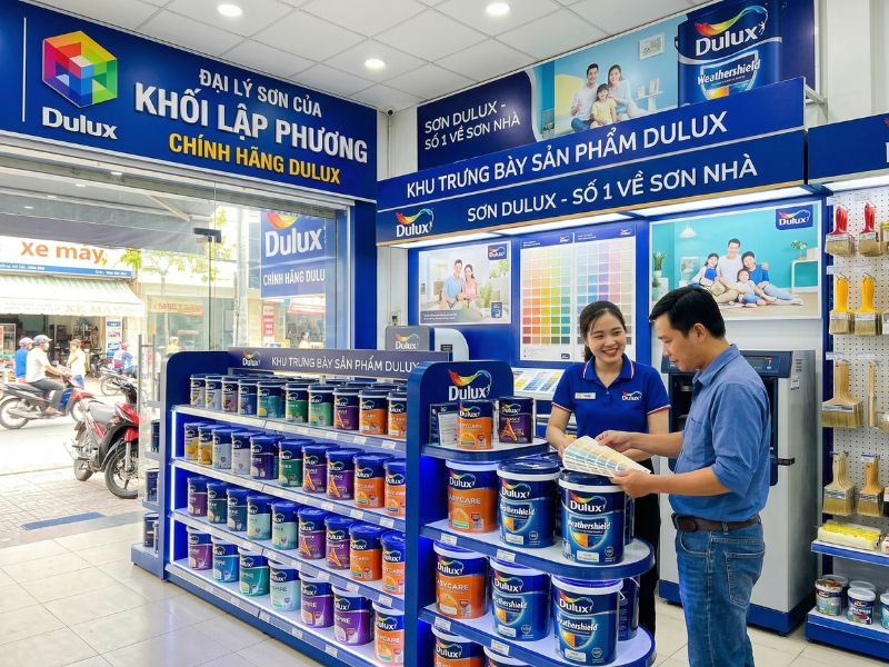 Bảng Giá Sơn Dulux Chính Hãng Tại HCM 9 Khối Lập Phương là đại lý sơn Dulux chính hãng, chiết khấu cao tại HCM