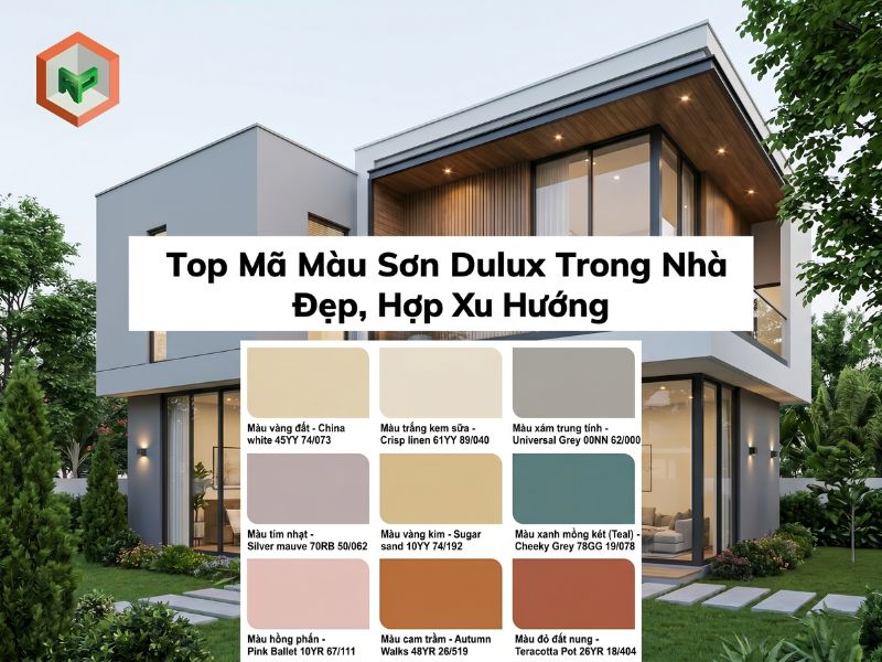 Top 9 Mã Màu Sơn Dulux Trong Nhà Đẹp, Hợp Xu Hướng