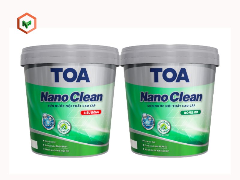 Top 15 Mã Màu Trắng Sơn TOA Đẹp, Sang Trọng, Được Yêu Thích 33 Sơn nội thất TOA Nanoclean
