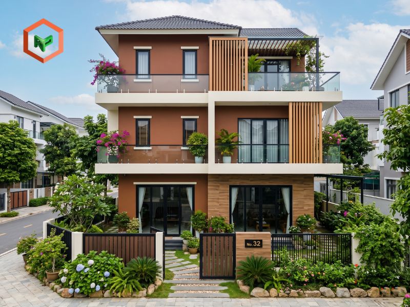 Top 9 Mã Màu Sơn Ngoại Thất TOA Đẹp, Được Yêu Thích 22 Mẫu ngoại thất nhà màu sơn Nâu TOA 8776