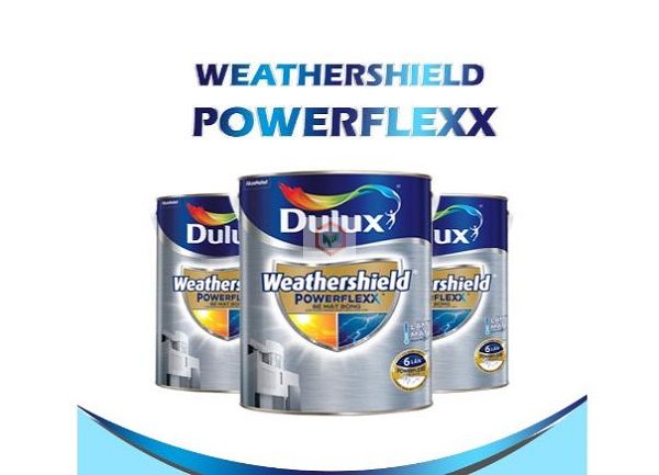 Dulux Weathershield Powerflexx bề mặt bóng