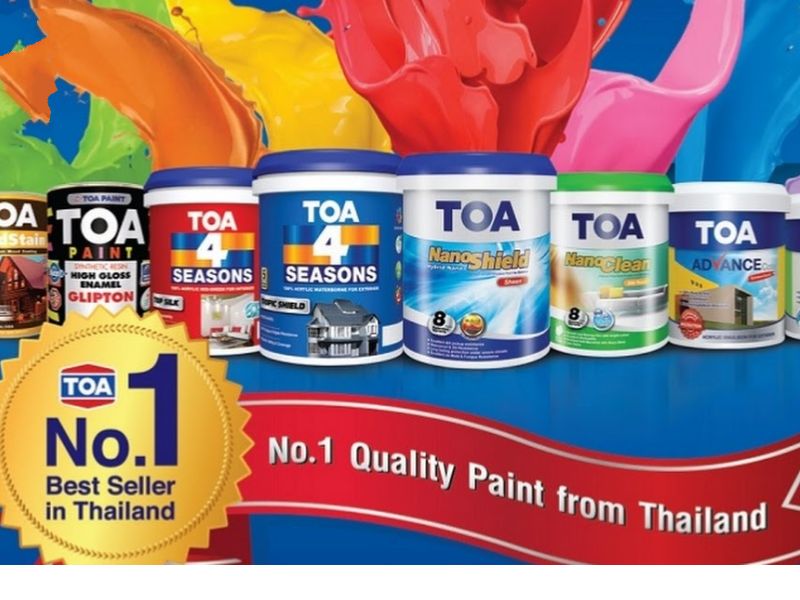 TOA là thương hiệu sơn hàng đầu Đông Nam Á