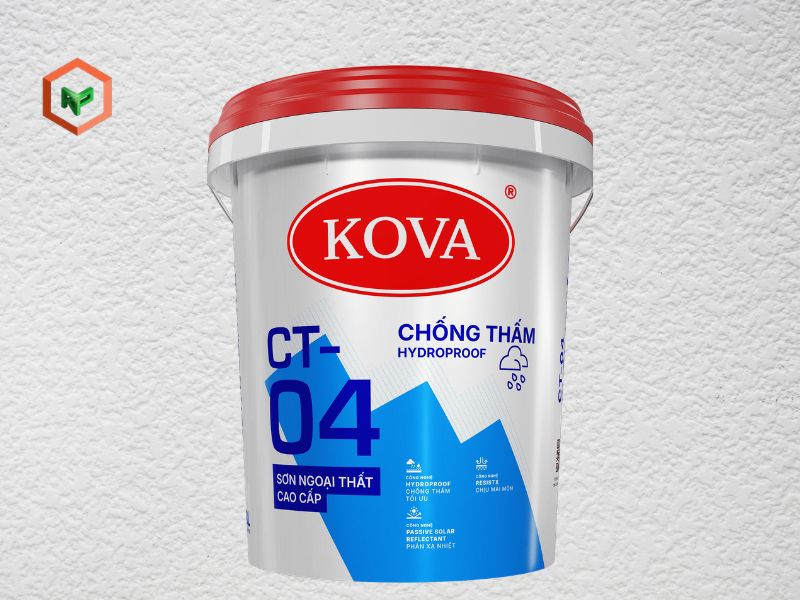 Sơn ngoại thất cao cấp KOVA CT-04 Chống Thấm