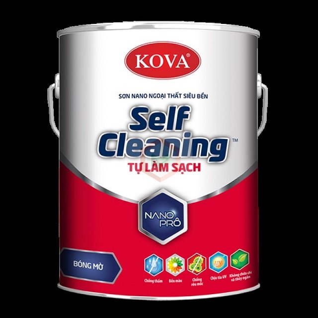 Sơn ngoại thất KOVA NANO Self- Cleaning Tự Làm Sạch