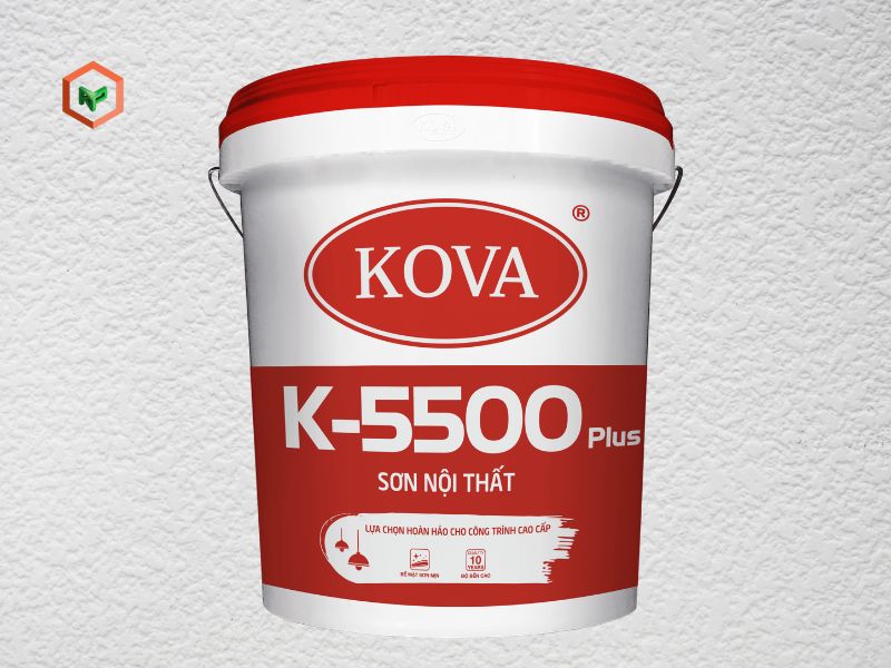 Top 8 Dòng Sơn Nội Thất Kova Chất Lượng, Được Tin Dùng 17 Sơn nội thất cao cấp KOVA K-5500 Plus