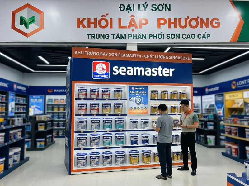 Khối Lập Phương đại lý sơn Seamaster chính hãng tại HCM