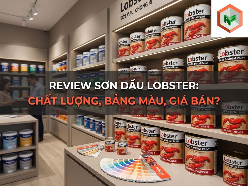 Review Sơn Dầu Lobster: Chất lượng, Bảng màu, Giá Bán?