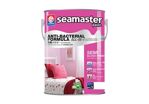 Sơn nội thất Seamaster Anti-Bacterial Formula All-In-1 