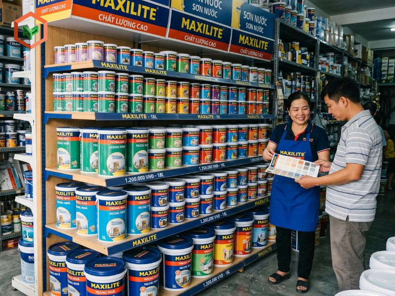 Khối Lập Phương là đại lý sơn Maxilite chính hãng tại HCM