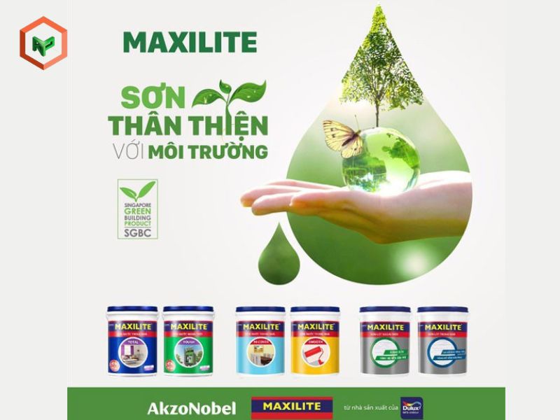 Sơn Maxilite thân thiện môi trường, an toàn cho sức khỏe