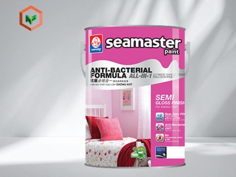 Sơn nội thất Seamaster Anti-Bacterial Formula All-In-1