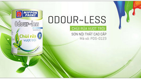 Sơn Nippon Odour-Less Chùi Rửa Vượt Trội
