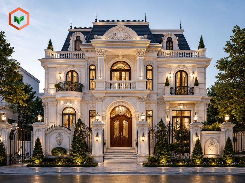 Màu sơn ngoại thất phù hợp cho phong cách cổ điển