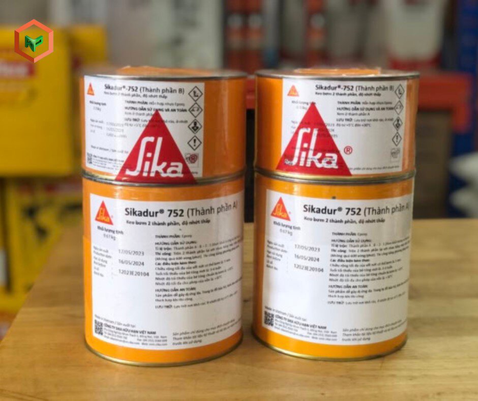 Chất Trám Khe Kết Dính: Đặc Điểm, Công Dụng & Top Sản Phẩm 19 Sikadur®-752 là keo epoxy hai thành phần