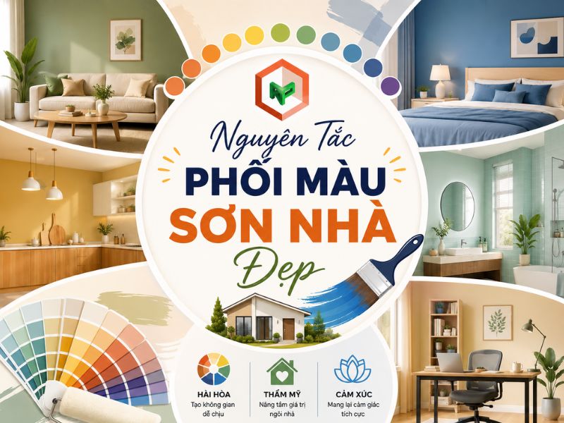 Các Nguyên Tắc Phối Màu Sơn Nhà Đẹp, Chuẩn Chuyên Gia