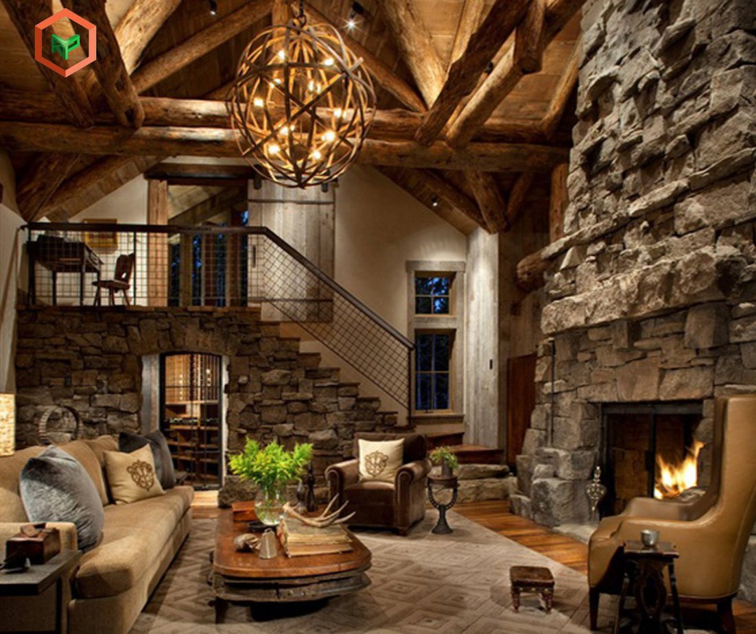 Phối Màu Sơn Cho Biệt Thự Như Thế Nào Sang Trọng? 49 Màu sắc phù hợp biệt thự phong cách rustic (mộc mạc)
