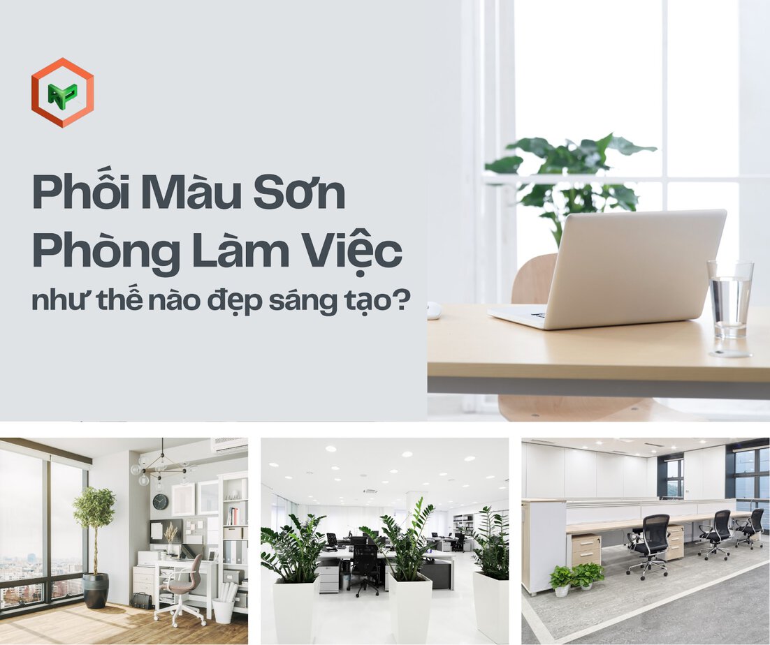 Phối Màu Sơn Phòng Làm Việc Như Thế Nào Đẹp Sáng Tạo? 19 Phối màu sơn phòng làm việc đẹp, sáng tạo