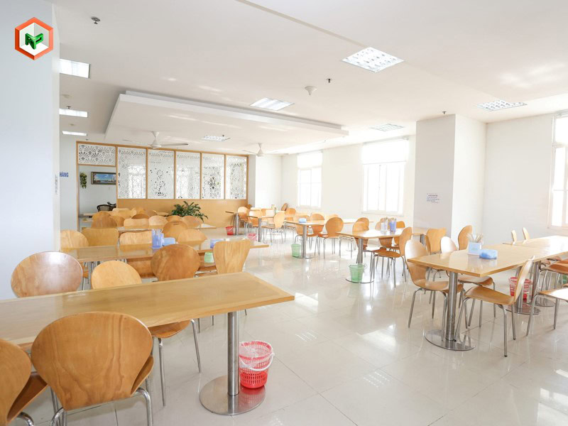Mẫu phối màu sơn căn tin bệnh viện (mẫu 1)