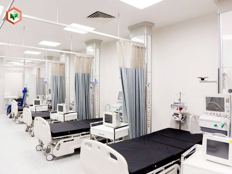 Mẫu phối màu sơn cho phòng bệnh nhân 