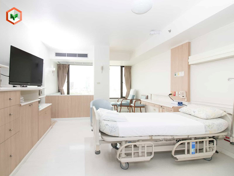 Mẫu phối màu sơn cho phòng bệnh nhân đẹp