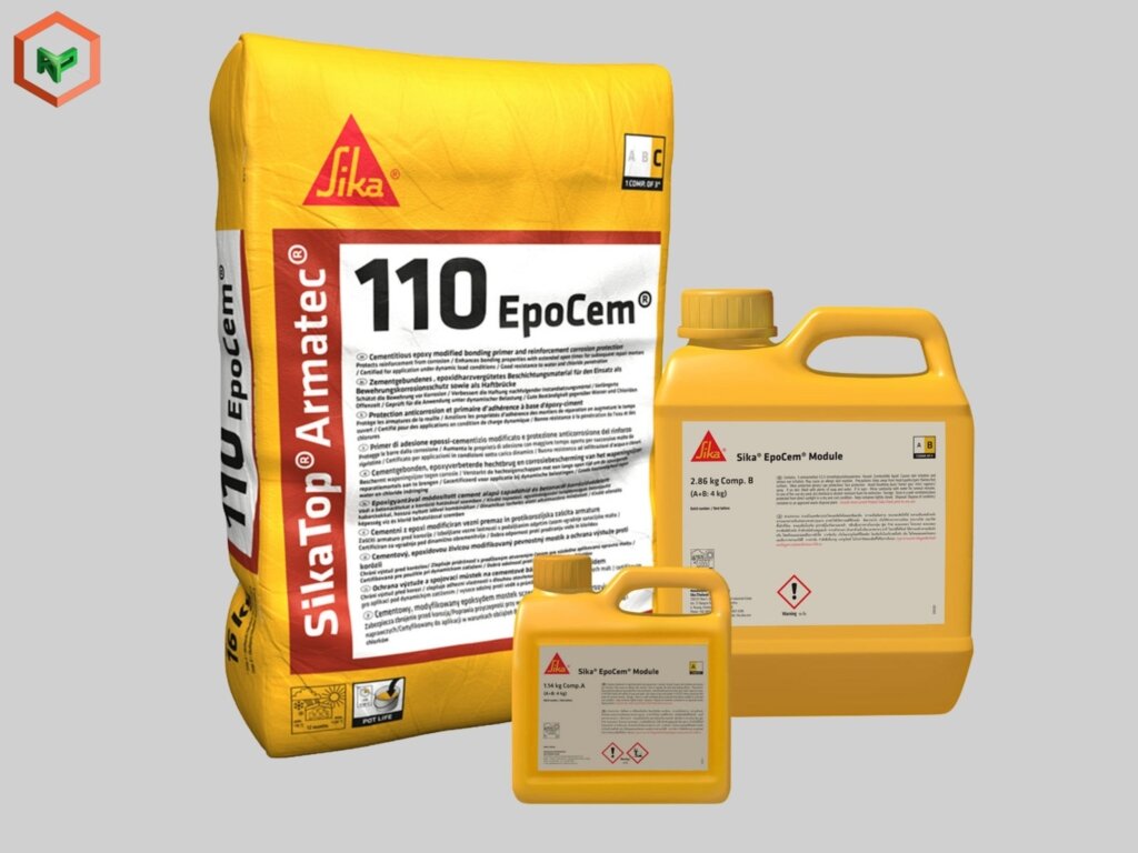 Sơn Chống Ố: Đặc Điểm, Công Dụng & Top Sản Phẩm Nổi Bật 21 Sikatop Armatec 110 Epocem