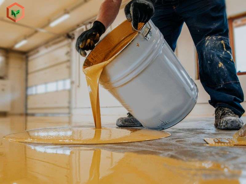 Sơn epoxy có độ phủ thực tế từ 4-6m²/kg/lớp