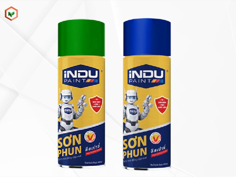 Sơn phun INDU là dòng sơn xịt đa năng, được đánh giá cao về độ bám dính và khả năng chống rỉ