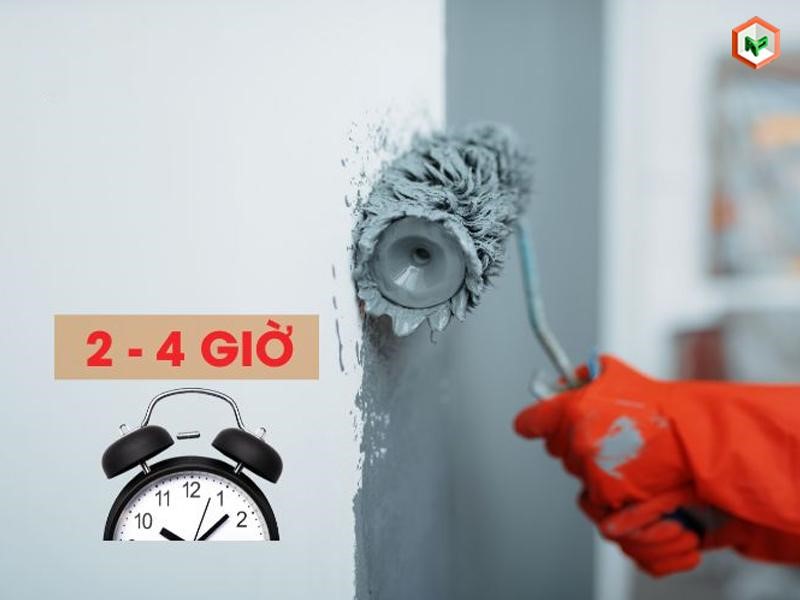 Thông số thời gian chờ khô để sơn lớp kế tiếp