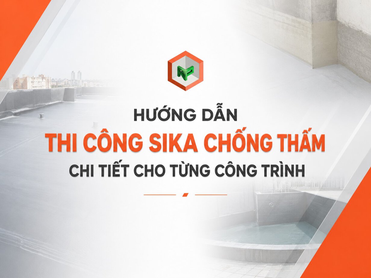 Hướng Dẫn Thi Công Sika Chống Thấm Chi Tiết Cho Từng Công Trình