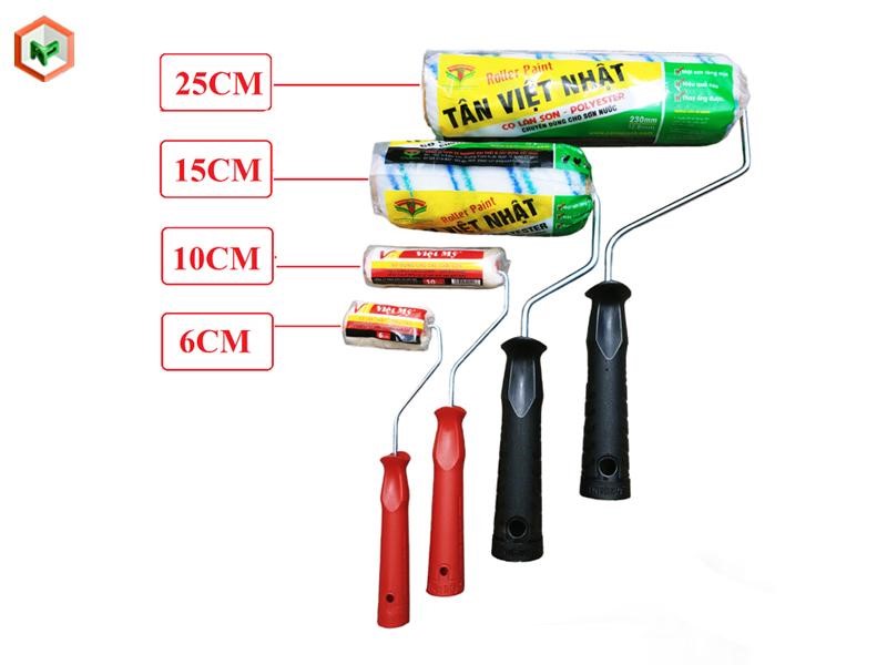 Cọ lăn sơn có độ dài khác nhau phù hợp nhu cầu khác nhau