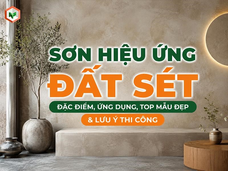 Sơn Hiệu Ứng Đất Sét: Đặc Điểm, Ứng Dụng, Top Mẫu Đẹp & Lưu Ý Thi Công