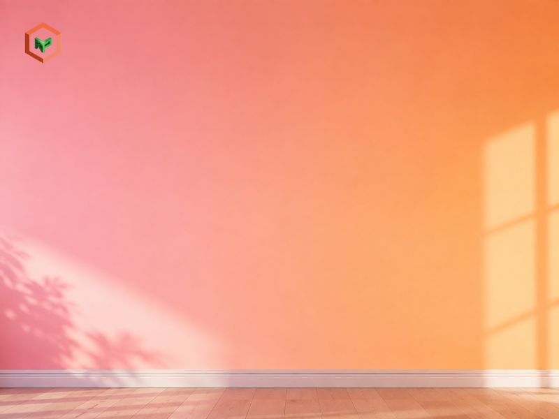 Gradient hồng sang cam: Nét chấm phá của hoàng hôn lãng mạn
